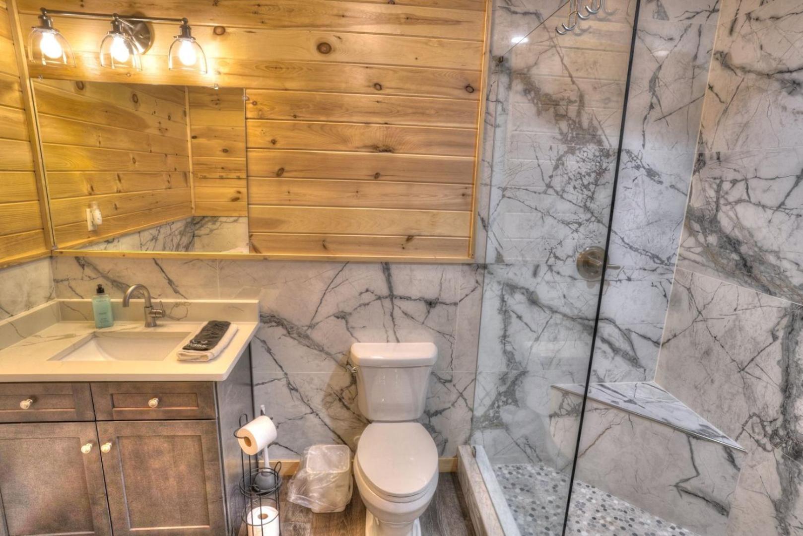 קליבלנד Luxury Cabin Sleeps 8 With Creekside Fire Pit Near Helen Ga מראה חיצוני תמונה
